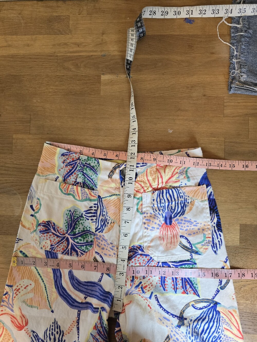 Maeve Colette Cropped Wide-Leg Pants: Sarah Gordon Artist Edition 25 - Picture 10 of 13